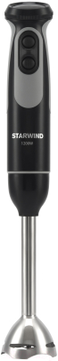 Блендер погружной StarWind SBP3412 (черный/серый)