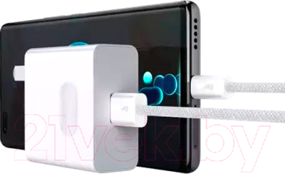 Изображение товара Кабель Baseus Dynamic Series Fast Charging USB to Type-C / CALD000702 (2м, белый)