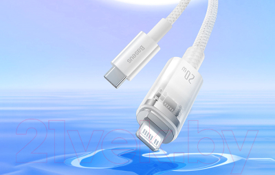 Изображение товара Кабель Baseus Explorer Series Fast Charging Type-C to iP / CATS010202 (1м, белый)