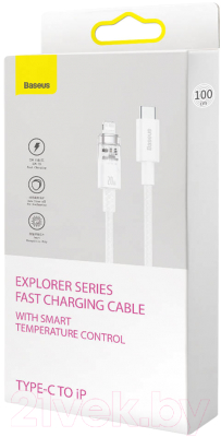 Изображение товара Кабель Baseus Explorer Series Fast Charging Type-C to iP / CATS010202 (1м, белый)