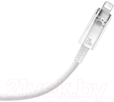 Изображение товара Кабель Baseus Explorer Series Fast Charging Type-C to iP / CATS010202 (1м, белый)
