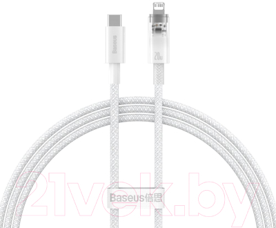 Изображение товара Кабель Baseus Explorer Series Fast Charging Type-C to iP / CATS010202 (1м, белый)