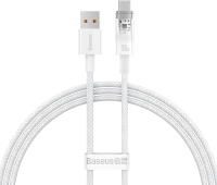 Кабель Baseus Explorer Series Fast Charging USB to Type-C / CATS010402 (1м, белый) - 