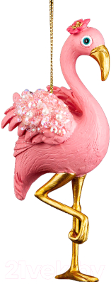 Елочная игрушка Erich Krause Decor. Розовый фламинго / 59338