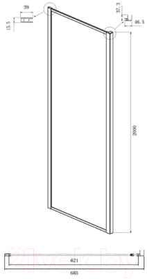 Душевой уголок Ambassador Forsa 120x70x200 / 17021107AX-70AX