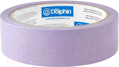 Лента малярная Blue Dolphin Washi для деликатных работ WDT_56719 (0.029x25м, фиолетовый)
