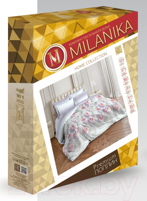Комплект постельного белья Milanika Пломбир 2сп (поплин)