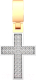 Крестик из розового золота ZORKA 440517.14K.R (с фианитами) - 