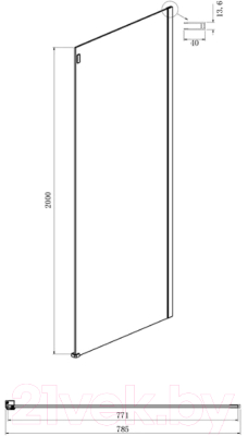 Душевой уголок Ambassador Benefit 160x80x200 / 19021105HX-80HX