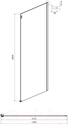 Душевой уголок Ambassador Benefit 150x120x200 / 19021204HB-120HB