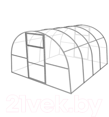 Теплица Белзабор 3x4 0.47 (с поликарбонатом)