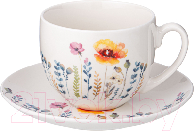 Чашка с блюдцем Lefard Flower Field / 260-881