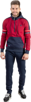 Спортивный костюм Isee SW55499 (р.46, темно-синий/бордовый) - 