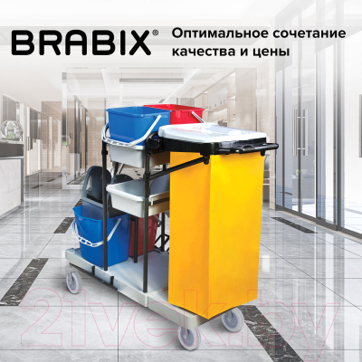 Тележка для уборки Brabix 601501