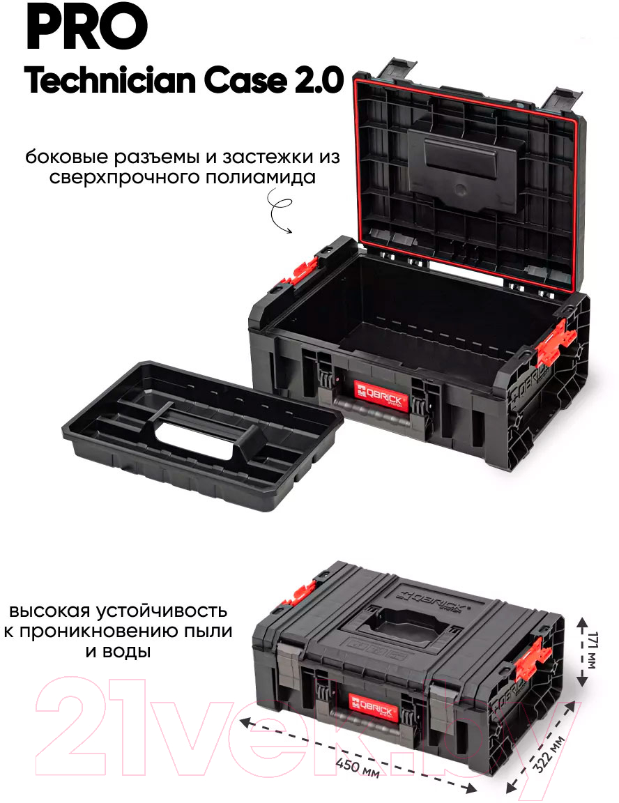 Набор ящиков для инструментов QBrick System Pro Set 5 / Z257264PG011