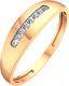 Кольцо из розового золота ZORKA 2D00121.14K.R (р.17.5, с бриллиантами) - 