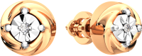 Серьги из комбинированного золота ZORKA 3D00286.14K.B.ZZ (с бриллиантами) - 