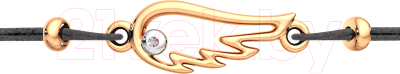 Браслет из розового золота ZORKA 6D0011.14K.R.01 (18см, с бриллиантом)