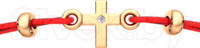 Браслет из розового золота ZORKA 6D0014.14K.R.02.ZZ (18см, с бриллиантом)