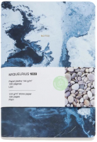 Записная книжка APLI Stone Paper Sea / MR8220 (50л, синий/белый) - 