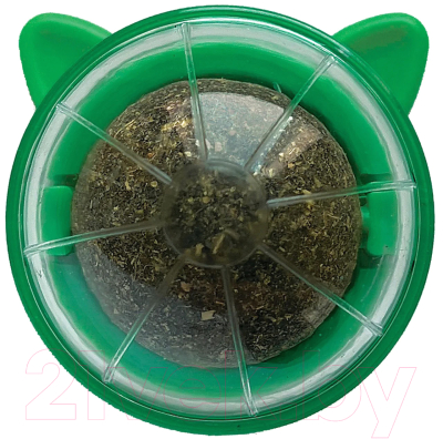Игрушка для кошек Деревенские лакомства Мятный шар на подставке / 76050786 (26г)