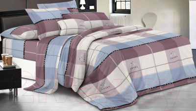 Комплект постельного белья Бояртекс №0222 Евро-стандарт (креп-жатка)