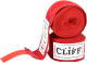 Боксерские бинты CLIFF B-30RED (3м, красный) - 