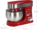 Миниатюра изображения товара Миксер стационарный Oursson SM7301/RD