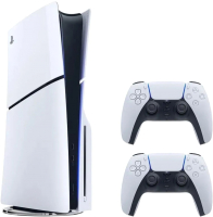 Игровая приставка Sony PlayStation 5 Slim + геймпад Sony PS5 DualSense (белый) - 