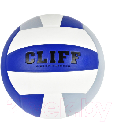 Мяч волейбольный CLIFF Pro 4000 (размер 5, PU, белый/синий)
