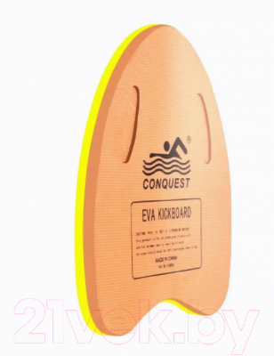 Доска для плавания CLIFF Треугольная 30x40x3см (оранжевый)
