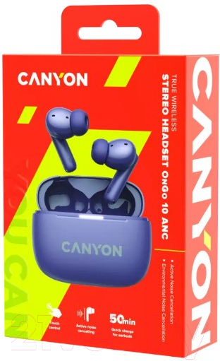 Беспроводные наушники Canyon TWS-10 / CNS-TWS10PL