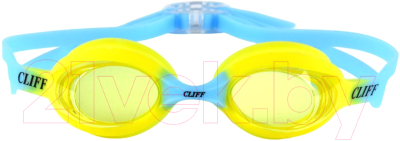 Очки для плавания CLIFF G911 (желтый/голубой)