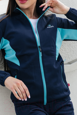 Спортивный костюм Pravo OG-003 (р.46, темно-синий/бирюзовый)