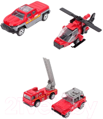 Набор игрушечных автомобилей Darvish City Series. Fire / SR-T-45 (4шт)