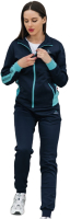 Спортивный костюм Pravo OG-004 (р.48, темно-синий/бирюзовый) - 