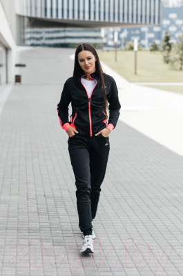 Спортивный костюм Pravo OG-004 (р.50, черный/розовый)
