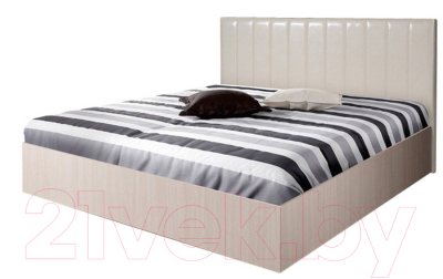 Полуторная кровать Мебель-Парк Аврора 1 200x140 (светлый)