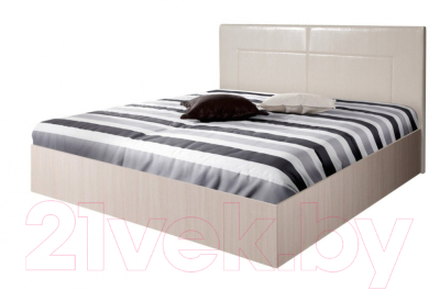 Двуспальная кровать Мебель-Парк Аврора 4 200x160 (светлый)
