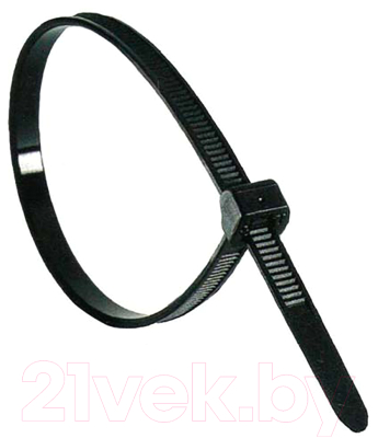 Стяжка для кабеля Rucelf 4.8х300 / СТУ-300-Ч (100шт,черный)