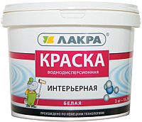 

Краска Лакра, Интерьерная водно-дисперсионная