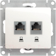 Розетка Systeme (Schneider) Electric Glossa GSL000985KK - 