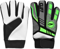 Перчатки вратарские CLIFF СS-0907 (р.4, серый/зеленый) - 