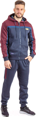 Спортивный костюм Isee SW56088 (р.50, темно-синий/бордовый)