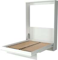 Шкаф-кровать трансформер Макс Стайл Mykonos Eco 18мм 140x200 (Egger белый базовый W908 ST2) - 