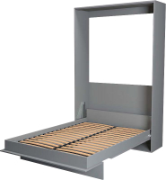 Шкаф-кровать трансформер Макс Стайл Mykonos Eco 18мм 140x200 (Egger серый пыльный U732 ST9) - 