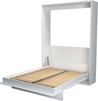 Шкаф-кровать трансформер Макс Стайл Mykonos Eco 18мм 160x200 (Egger белый базовый W908 ST2) - 