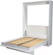 Шкаф-кровать трансформер Макс Стайл Mykonos Eco 18мм 160x200 (Egger белый базовый W908 ST2) - 