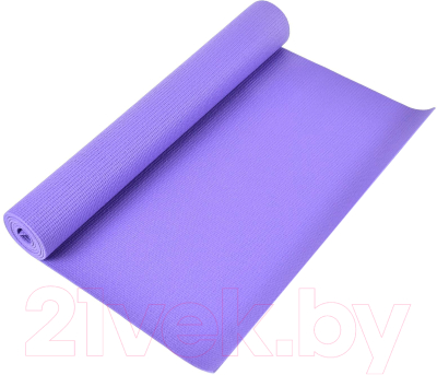 Коврик для йоги и фитнеса CLIFF PVC Y-4 1720x610x4мм (сиреневый)
