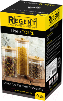 Емкость для хранения Regent Inox Torre 93-HO-TO-01-800